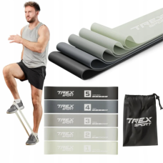 Резинка для фитнеса Trex Sport TX-065RBG 1-18 кг